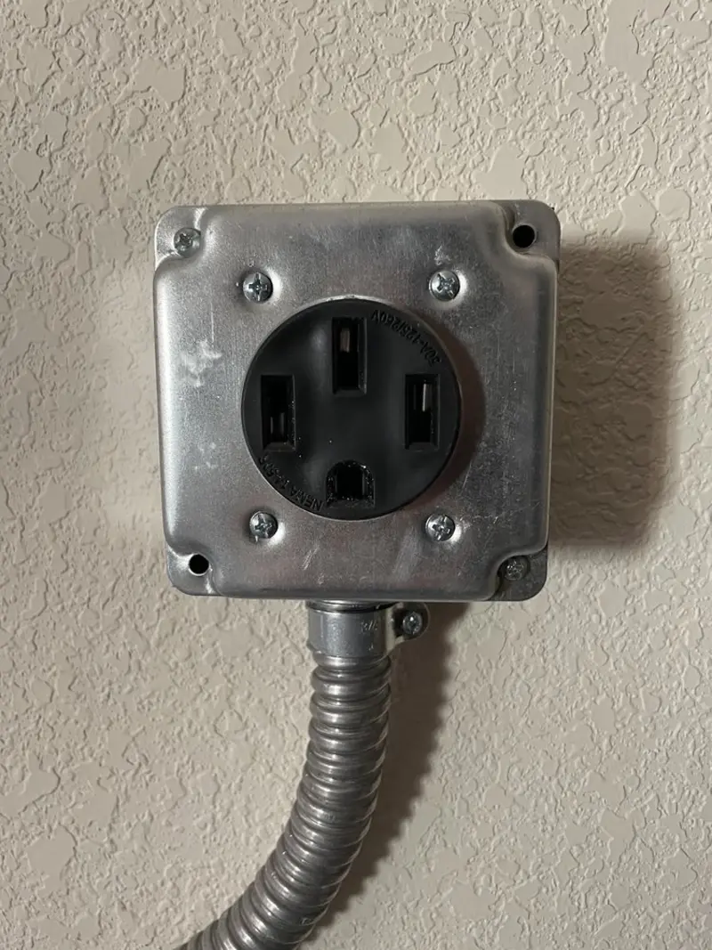 NEMA 14-50 outlet installed for Smart Home Electrical in Holdrege