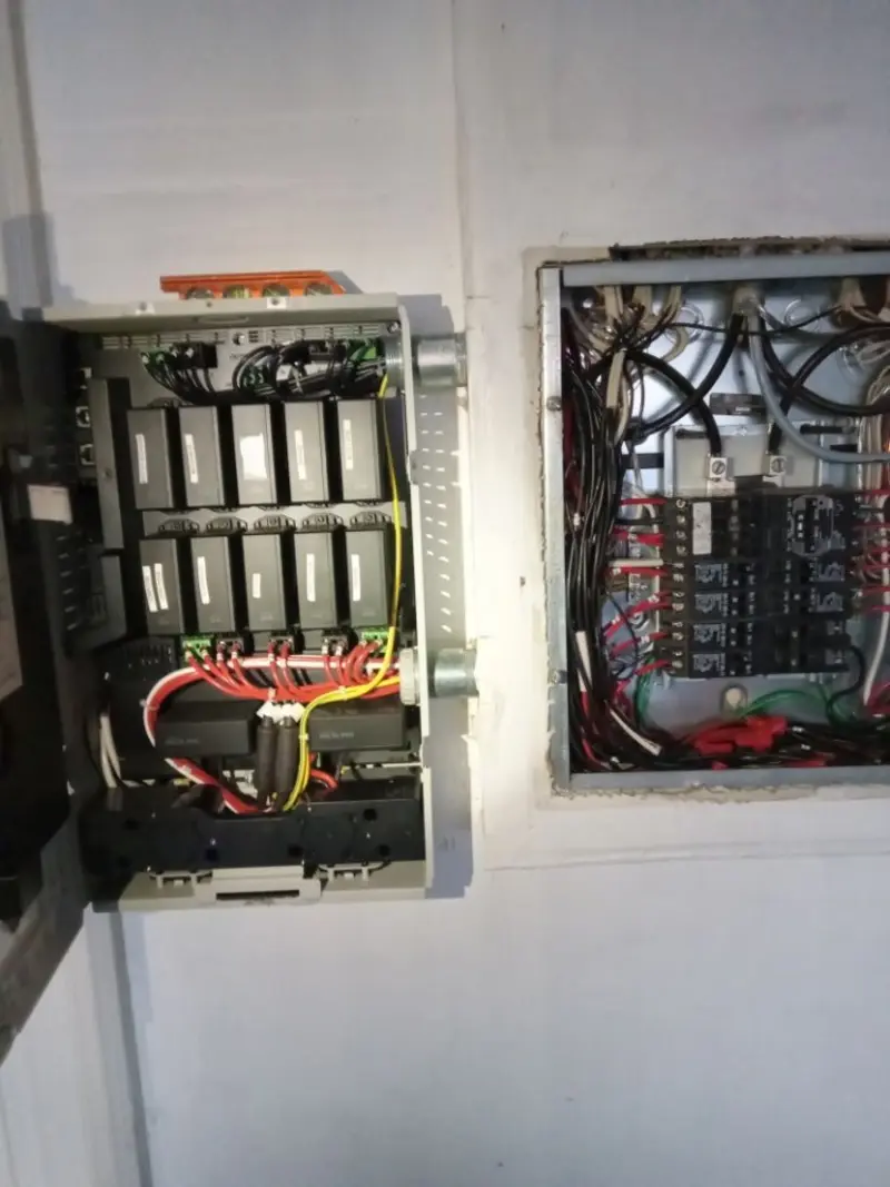 Electrical panel upgrade completed for Security Camera Wiring in Holdrege